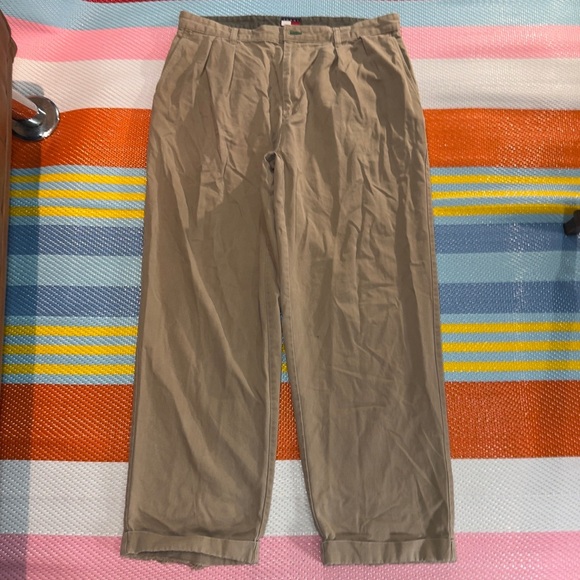 Tommy Hilfiger Tan Khaki Chinos Pants Men’s Size 38 x 30 - Picture 1 of 4